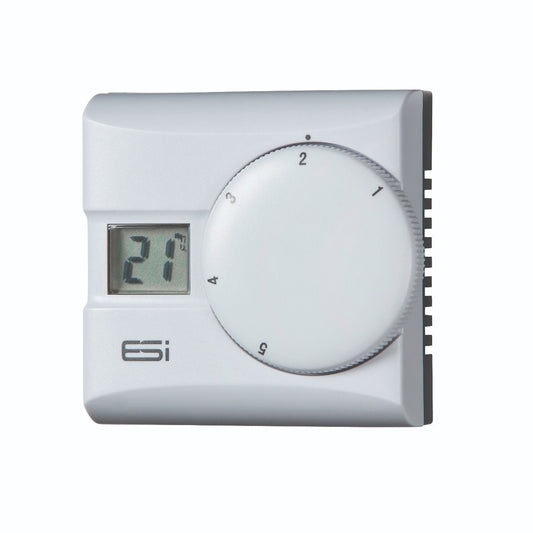 ESi ESRTD3 Electronic Room Thermostat, with LCD Display & Delayed Start