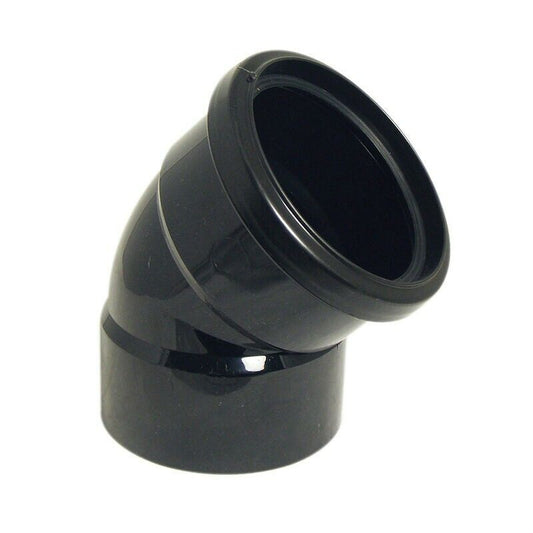 110mm 135degree Top Offset Bend Black SP440B (Soil) fitting