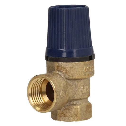 Yorhe 1/2" Female x 1/2" Female 3 Bar Safety Relief Valve