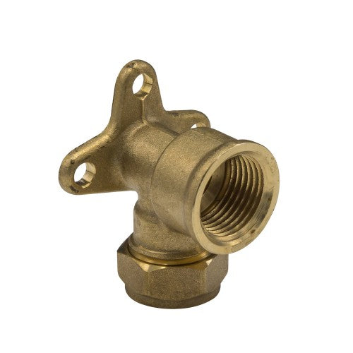 Wall Plate Elbow 15mm x 1/2